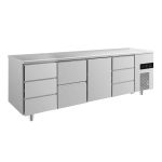  K&uuml;hltisch GaPo KT4DZTD  mit 1x T&uuml;r, 1x 2 Schubladen & 2x 3 Schubladen  kaufen