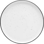  Lubiana "Ankara" Teller flach wei&szlig;, schwarz gesprenkelt &Oslash; 200 mm  kaufen