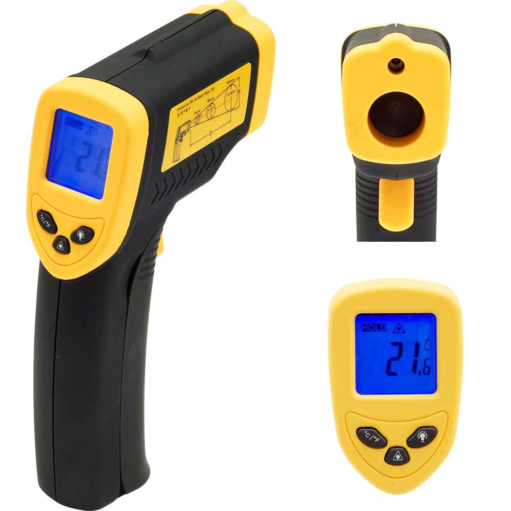 Produktbild von METRO Professional Infrarot-Thermometer – Berührungslos, -30°C Bis +400°C, Laserpointer, HACCP-tauglich