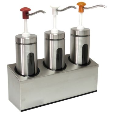 Zylindrischer Soßenspender mit Sichtfenster 3x 2 Liter  kaufen