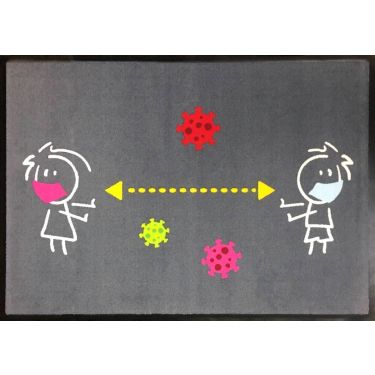  Hinweismatte / Schmutzfangmatte "COVID-19"  kaufen