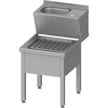  Handwasch-und Ausgussbecken-Kombination 600 mit klappbaren Abstellrost  kaufen