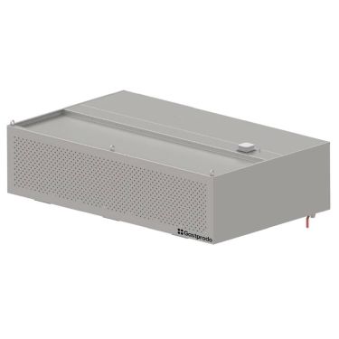  Edelstahl Induktions-Wandhaube mit Kompensation Kastenform mit LC2 Typ A Zyklonen-/Labyrinthfilter  kaufen