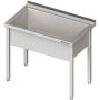  Edelstahl Topfsp&uuml;le 1 Becken 90 x 70 x 85 cm - 30 cm Beckenh&ouml;he  kaufen