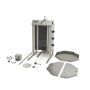  Elektro D&ouml;ner Kebab / Gyros / Shawarma Grill - 3 Brenner -  30 kg - Motor oben  kaufen