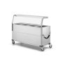 Bain-Marie Wagen 4x GN1/1 & Hustenschutz + Halogen-Oberhitze  kaufen