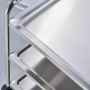 Stalgast Servierwagen aus Edelstahl - 3 Borde  artikelnr: g44920