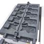  Waffelmacher - 5 Taiyaki / Fischformen - Rotierbar  kaufen
