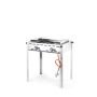  Grillsystem Green Fire 2 Brenner Profi Line - Emaillierte Grillplatte & Grillrost aus Gusseisen  kaufen