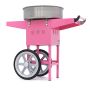 Zuckerwattemaschine mit Wagen - &Oslash; 52 cm - Rosa  artikelnr: g73041