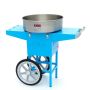  Zuckerwattemaschine mit Wagen - &Oslash; 52 cm - Blau  kaufen