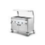  Bain-Marie Wagen 3x GN1/1 & Hustenschutz mit LED-Beleuchtung und Frontglas  kaufen