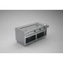 Gas Teppanyaki Grill - 3 Brenner (27,6 kW) - Grillfl&auml;che: 1450 x 520 mm  artikelnr: g51580