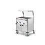  Bain-Marie Wagen 2x GN1/1 & Hustenschutz mit LED-Beleuchtung und Frontglas &  beheizter Unterschrank  kaufen