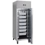 Edelstahl Fischk&uuml;hlschrank - 600 l - 7 Beh&auml;lter (60 x 40 cm) - auf R&auml;dern  artikelnr: g74060