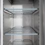 Edelstahl K&uuml;hlschrank mit R&auml;dern 650 Liter -  GN 2/1  artikelnr: g62293