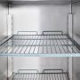 Edelstahl Tiefk&uuml;hlschrank 650 Liter  - inkl. 3 Einlegeb&ouml;den GN2/1  artikelnr: g72196