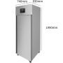  Edelstahl K&uuml;hlschrank Unnicool &ndash; 1 T&uuml;r &ndash; 650 Liter  kaufen