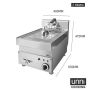 Elektro Fritteuse ECO - 1x10 Liter - 400V  artikelnr: g75891