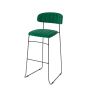  Barhocker Mundo Velours gepolstert Gr&uuml;n  kaufen