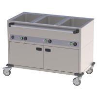  Bain-Marie Wagen 3 x GN 1/1 mit beheizter Unterschrank  kaufen