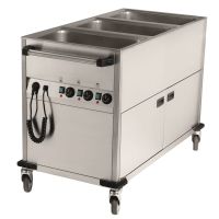  Bain-Marie Wagen 3 x GN 1/1 mit beheizter Unterschrank schmal  kaufen