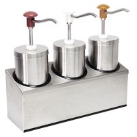  Edelstahl Pumpspender für Soßen3x  2,25 Liter  kaufen