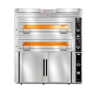 Konditoreiofen "Optima Series 128" 2 Backkammern inkl. Haube & G&auml;rschrank  artikelnr: g16105
