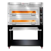 B&auml;ckerei- & Konditoreiofen 2 Backkammern inkl. Haube & Untergestell  artikelnr: g16107