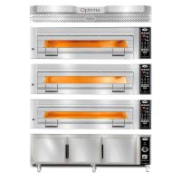 Konditoreiofen "Optima Series 128" 3 Backkammern inkl. Haube & G&auml;rschrank  artikelnr: g16109