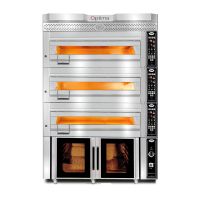 Konditoreiofen "Optima Series 84" 3 Backkammern inkl. Haube & G&auml;rschrank  artikelnr: g16110