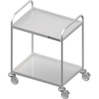 Servierwagen verschweißt mit zwei Böden kaufen