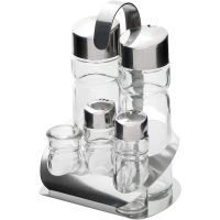  Menage 5-teilig: Salz/Pfeffer/Essig/&Ouml;l/Zahnstocher  kaufen