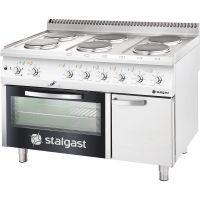  Stalgast 700 ND Elektroherd mit Backofen (600 x 400 mm)  6-Platten  kaufen
