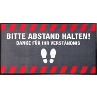  Hinweismatte / Schmutzfangmatte "Bitte Abstand halten!"  kaufen