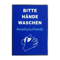  Hinweismatte / Schmutzfangmatte "#washyourhands"  kaufen