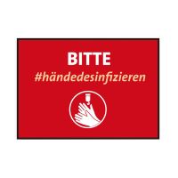 Hinweismatte / Schmutzfangmatte "Bitte #händedesinfizieren"  kaufen