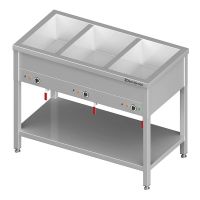 Bain-Marie Standgerät mit separaten Becken für 3x GN1/1 kaufen