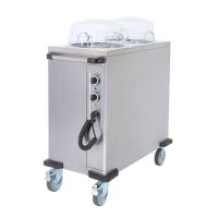 Fahrbarer Tellerspender beheizt für 120 Teller kaufen