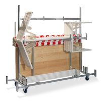  Transportwagen f&uuml;r Marktstand / Verkaufsstand professional  kaufen