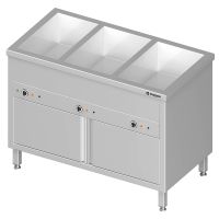  Bain-Marie Standgerät mit geschlossenem Unterbau und separaten Becken  für 2x GN1/1  kaufen