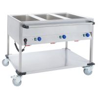 Bain-Marie Wagen BW3L Speisenausgabewagen 3x GN1/1 Griff längsseitig kaufen