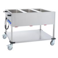 Bain-Marie Wagen BW3K Speisenausgabewagen 3x GN1/1 Griff stirnseitig kaufen