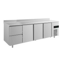 Kühltisch GaPo KT4ZTTTA mit 3x Türen & 1x 2 Schubladen + AK kaufen