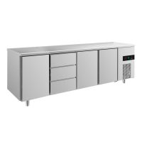  Kühltisch GaPo KT4TDTT  mit 3x Türen & 1x 3 Schubladen  kaufen