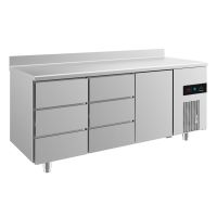 Kühltisch GaPo KT3DDTA mit 1x Tür & 2x 3 Schubladen + AK kaufen