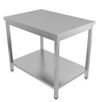 Arbeitstisch aus Edelstahl mit Grundboden Pro kaufen