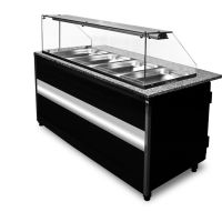  Salattheke / Dönertheke Gastronline schwarz - dynamisches Kühlsystem  kaufen