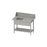 Zulauftisch PRO Korbführung mit Gefälle & Grundbogen + 1 Becken kaufen