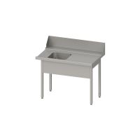  Zulauftisch PRO Korbf&uuml;hrung mit Gef&auml;lle + 1 Becken  kaufen